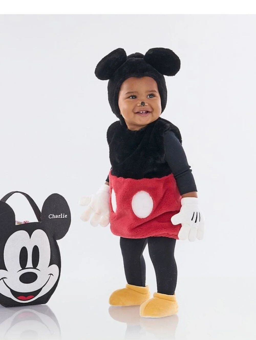 Pottwey Barn Baby Disney Mickey Mouse Halloween Costume 5 Pcs Nwt Sz 0- 6 Months